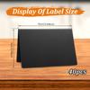 40Pcs Mini PVC Blackboard Small Blackboard Message Price Boards Easy To Write and Wipe Out Food Label for Party Buffet Tabletop