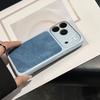 Квадратная хрустальная линза Джинсовый чехол для iPhone 17 Pro Max/16 Pro Полное покрытие 14/15