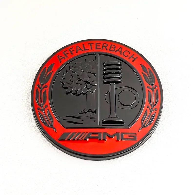 UMEG7 45mm 56mm 65mm 3D Metal Logo Apple Tree AMG Emblem Car Rear Side C Pillar Badge for Mercedes Benz A C E GLA GLC GLE GLS Sticker