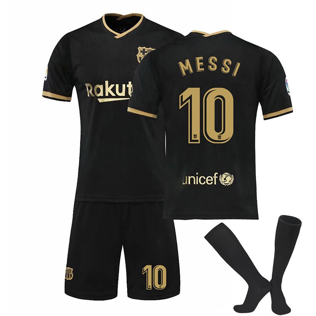 Классический комплект футбольной формы «Барселоны» 20/21 Месси, шорты, носки, новый, шорты, носки, взрослые размеры, экипировка