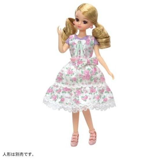 Takara Tomy Licca-chan Dress LW-18 Romantic Dolly Dress-up Toy Pretend Play Ages 3 Up