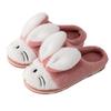 Kids' Cartoon Rabbit Slippers: Cozy Indoor Family Footwear for Autumn & Winter