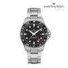 Хаки Синий Scuba 43мм GMT Автоматические Черный Циферблат Браслет H82555130