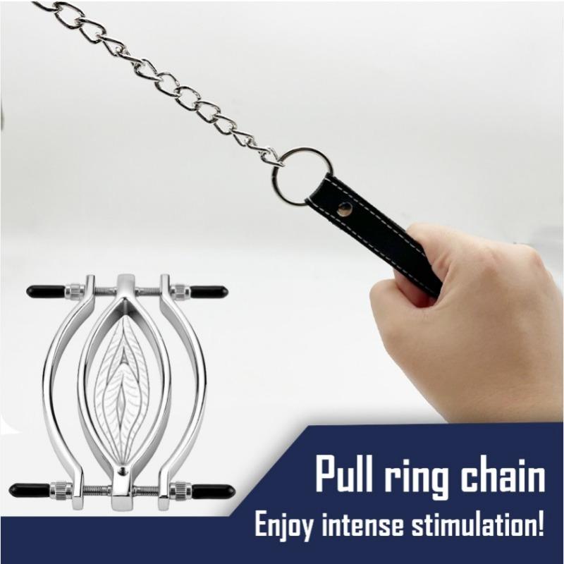 Ремень для расширения половых губ с зажимом-клитором, расширяющий киску, стимулятор влагалища, секс-игрушки для бондаж-секс-игрушки