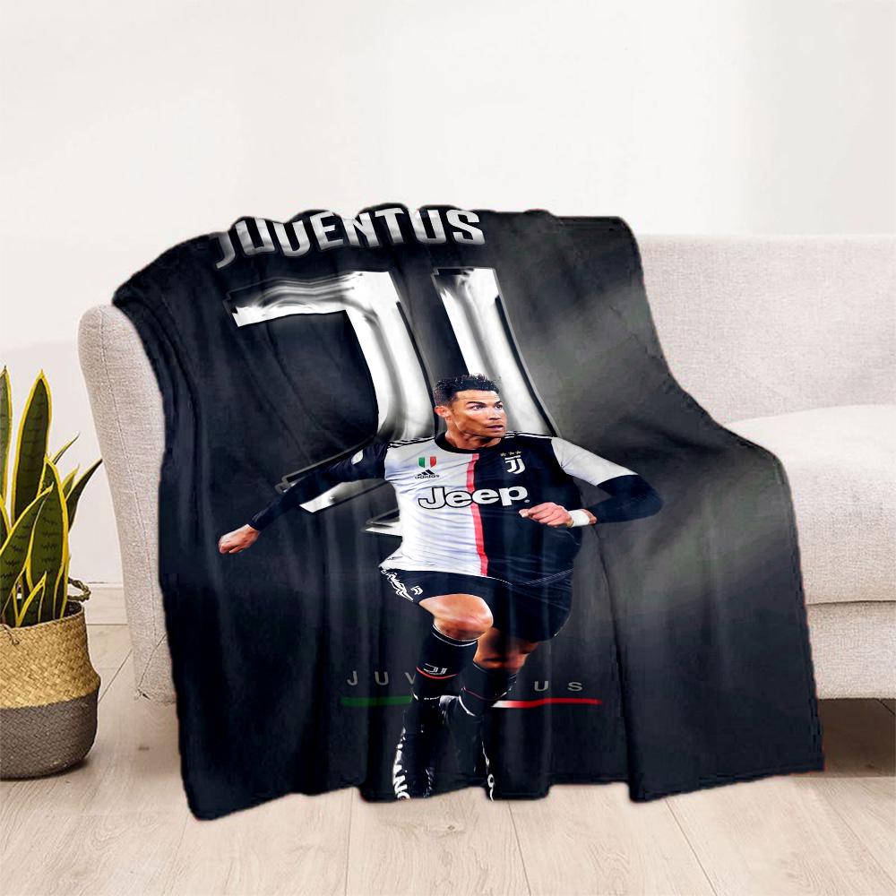 Cristiano Ronaldo Juventus Blanket Warmthful Decor Perfect for Couch Livingroom Bedding for All Occasions Warmthful Decor