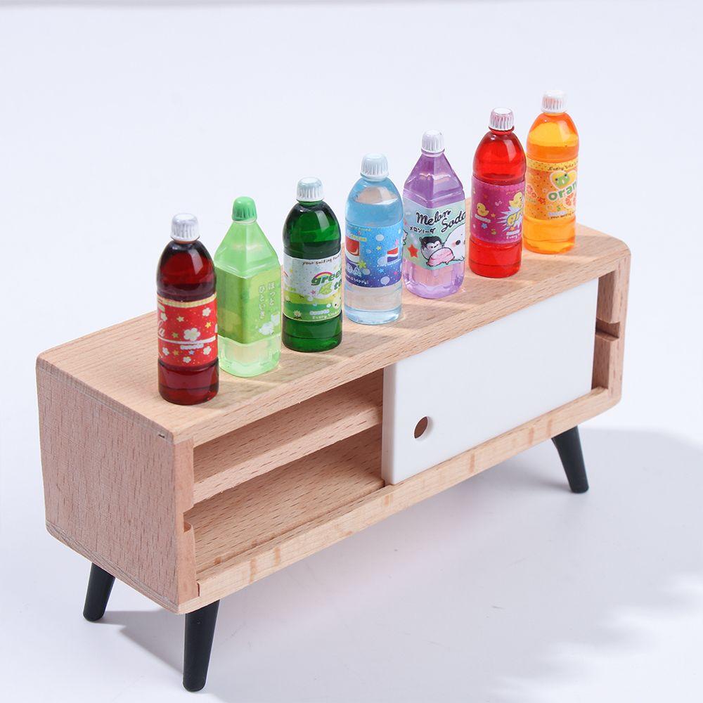 Реквизит для стрельбы, мини-бутылки для сока, имитация напитков, кукольный домик, миниатюрная бутылка для еды, напитков