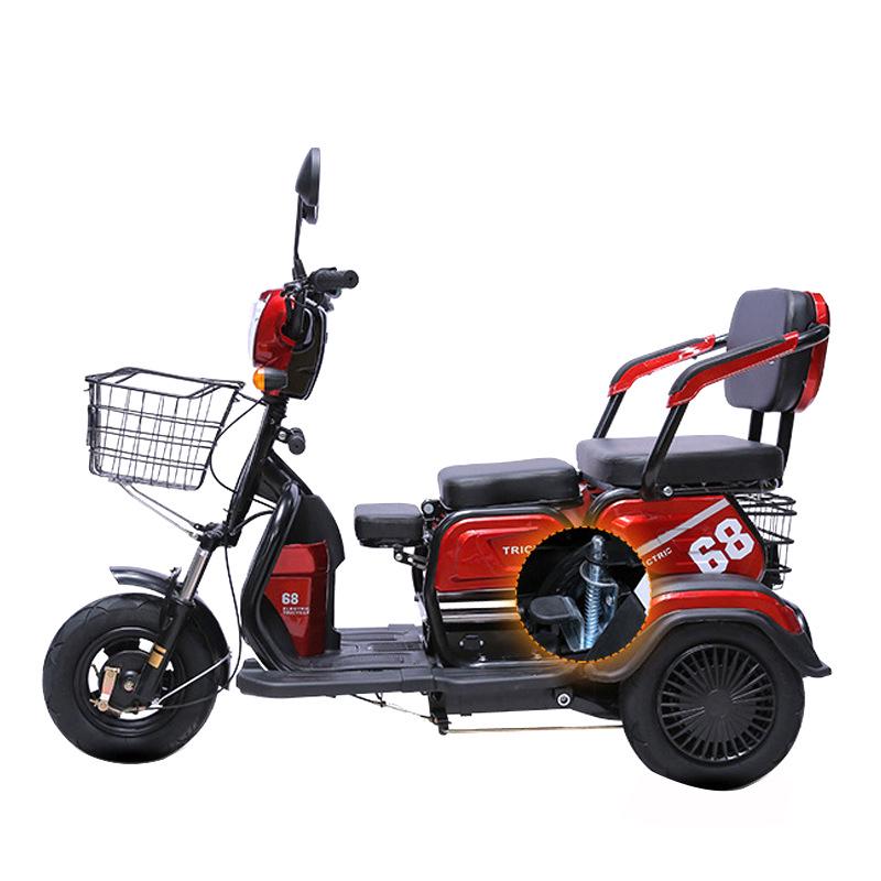 Elderly Electric Scooter with Comfortable Seat & Customizable Electric Tricycle Configuration