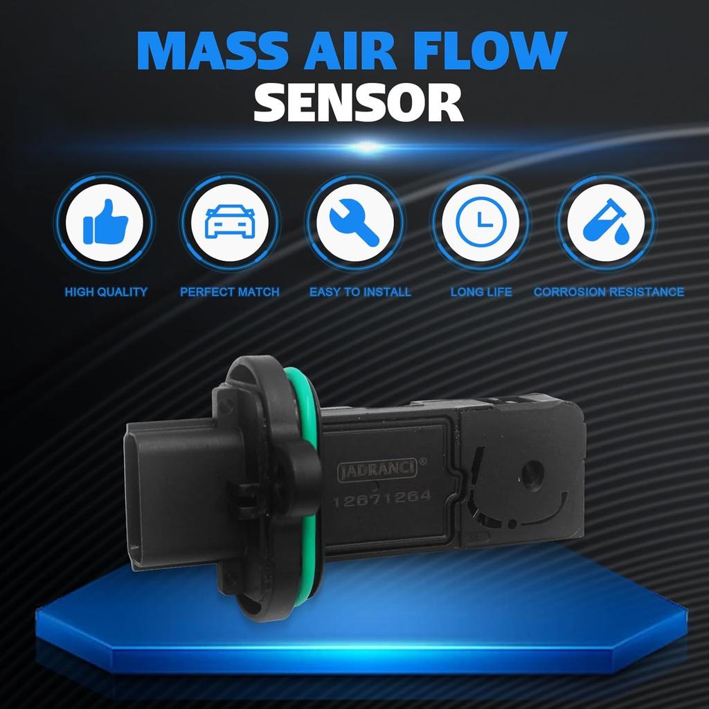 12671624 Mass Air Flow Sensor Meter MAF Sensor for Chevy Cruze 2013- Sonic 2012- Trax 2015- Buick Encore 2013- Verano 2012-2017
