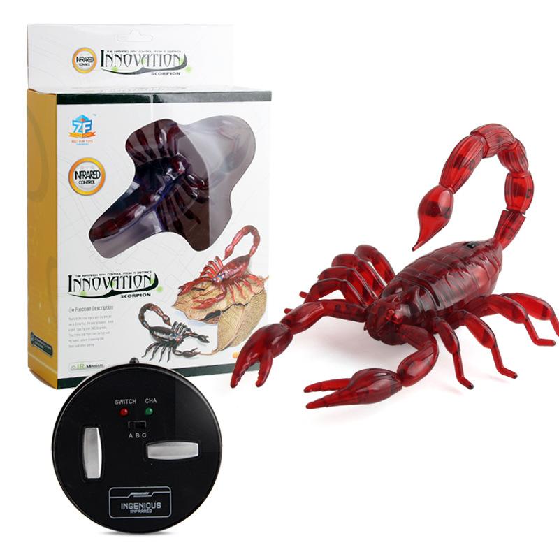 English Version Of Electric Remote Control Toy Infrared Remote Control Scorpion, Novelty Insect Simulation Trick Crawling
