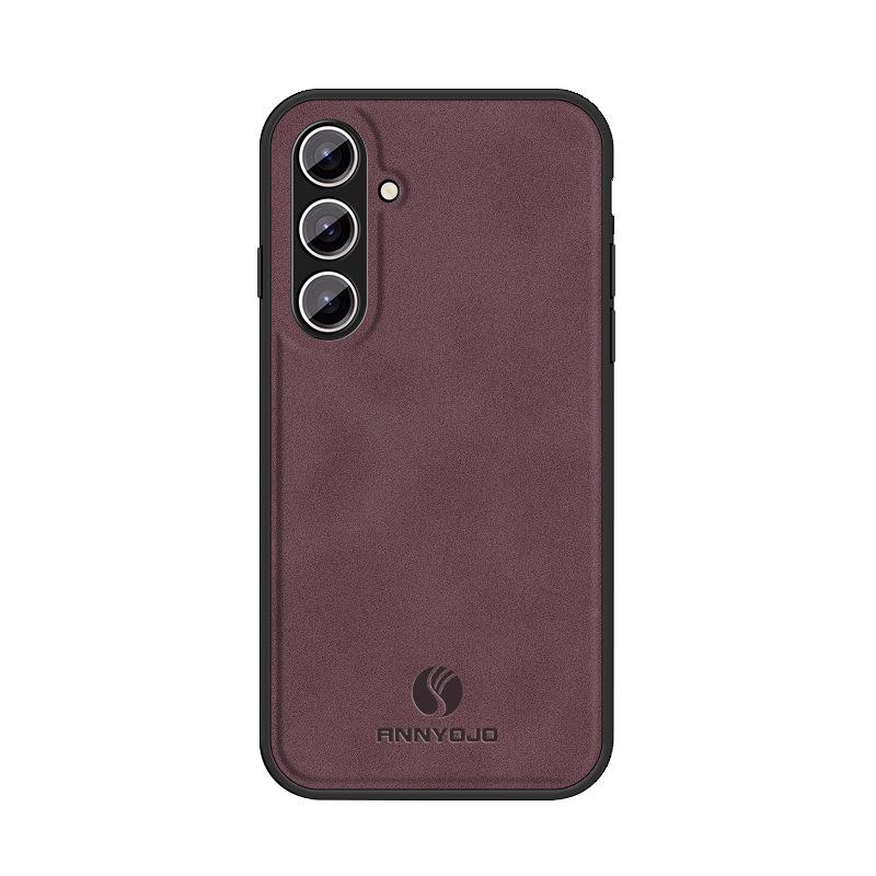 Магнитный чехол для телефона Samsung S26 Ultra в машину - A57 Текстура замши, приятный для кожи S25 FE Защитная крышка