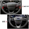 Для Ford Fiesta MK8 2017-2019 Focus 4 MK4 2019-2025 Накладка на панель рулевого колеса Рамка Декоративная наклейка Крышка Аксессуары