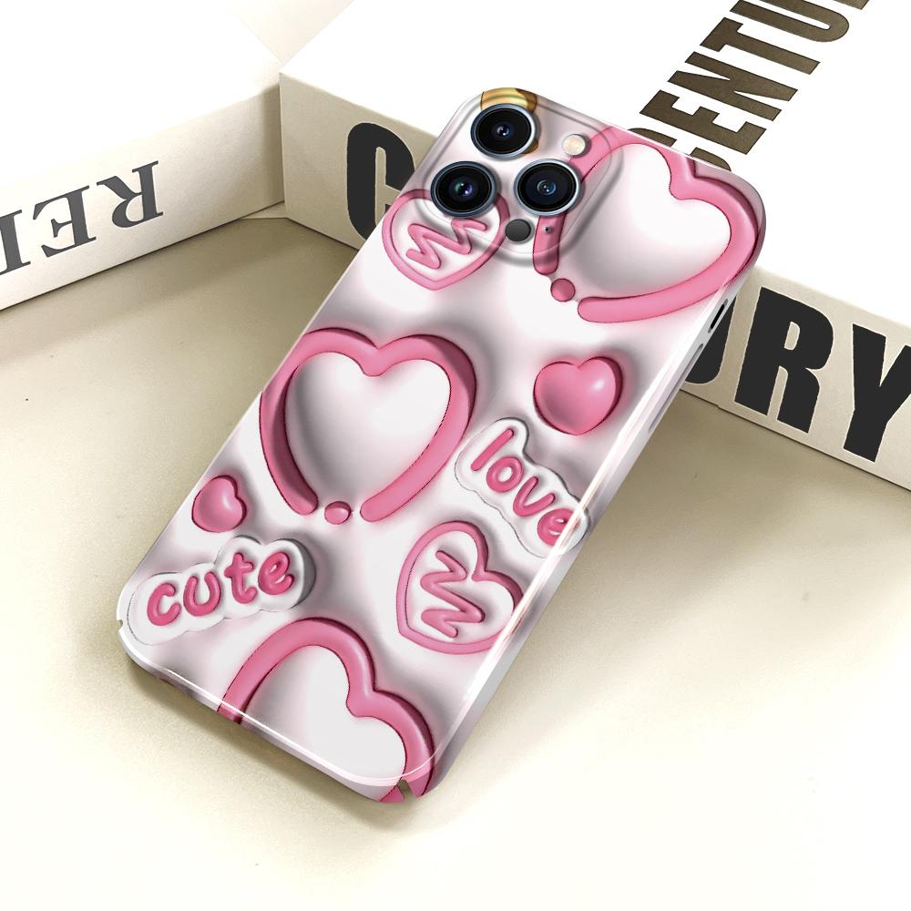 Универсальный чехол для телефона с пленкой и мультяшным модным дизайном, твердый чехол с полным покрытием, защитный чехол для камеры для iPhone, Samsung, Xiaomi, Poco, Redmi, Huawei, Honor