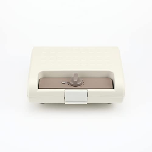 IRIS OHYAMA Hot Sand Maker Waffle Hot Sand 2 Types of Baking Molds Electric Wide Double 2 Pieces IMS-902-W White