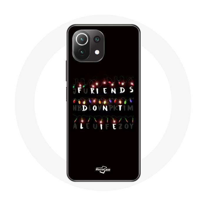 Чехол для Xiaomi Mi 11 Lite Плакат «Очень странные дела» «Друзья не врут» с Рождеством