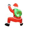 LED Lights Christmas Inflatable Dolls 3.5/6FT Blow Up Santa Inflatable Model Toys  Garden Lawn