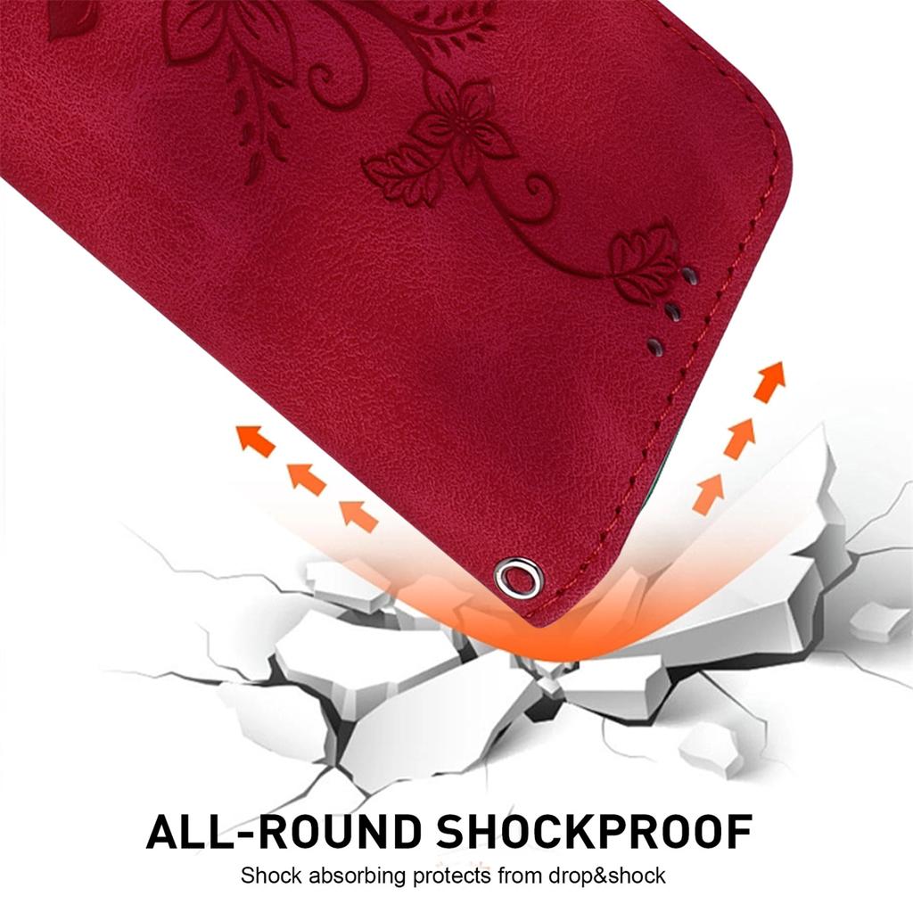 For Umidigi Series.Umidigi A3S,A3,A3 Pro,Umidigi F1,Umidigi A5 Pro,A9 Pro,Umidigi A7S,A7 Pro...Embossing Process Lily Flower Leather Flip Cover Case