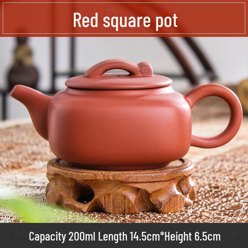 Коллекция чайников из фиолетовой глины: 72 модели, чайники Zhuni Xishi объемом 120–200 мл, идеально подходящие для утренних рынков