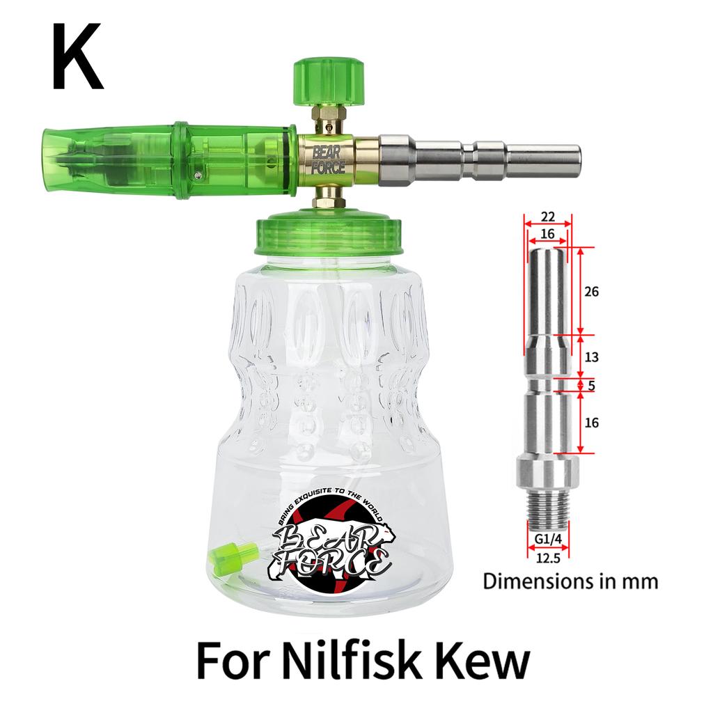 Pressure Washer Aluminum Foam Lance Foam Nozzle Car Wash Foam Maker for Karcher Elitech Bort AR Bosch Michelin Pressure Washer