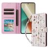 For Xiaomi Redmi Note 13 5G Wallet Case RFID Blocking Lacquered Leather Cover