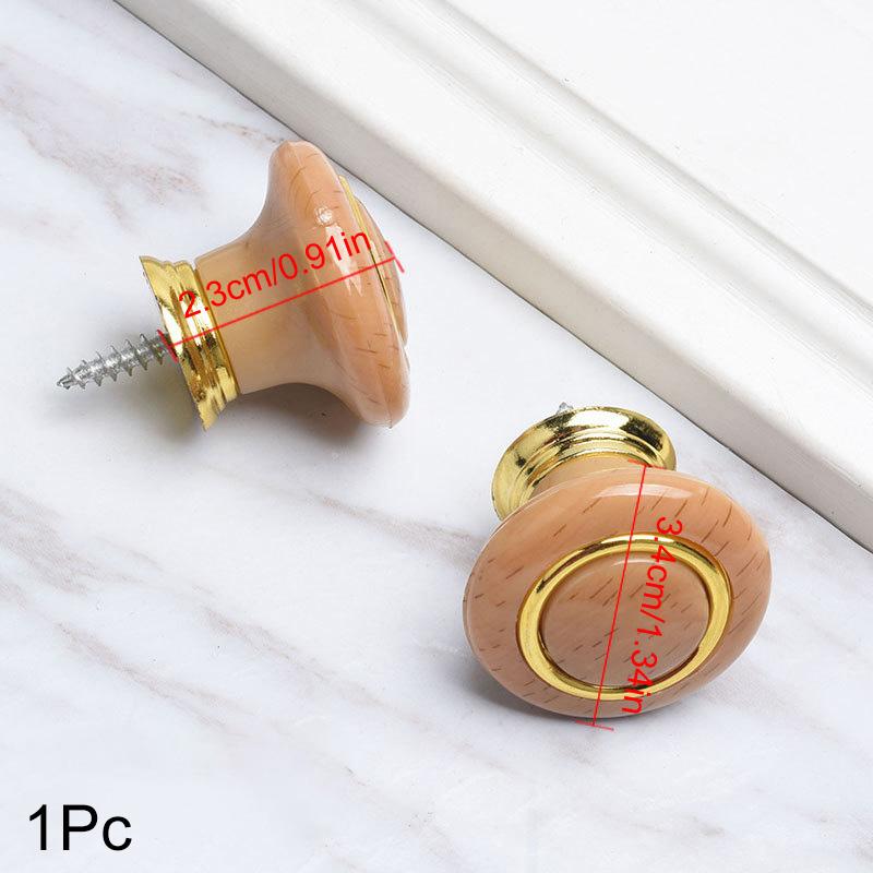 Дверная ручка круглая из натурального дерева, ручка для ящика шкафа, дверные ручки для шкафа, мебельные ручки, фурнитура для кухонной мебели