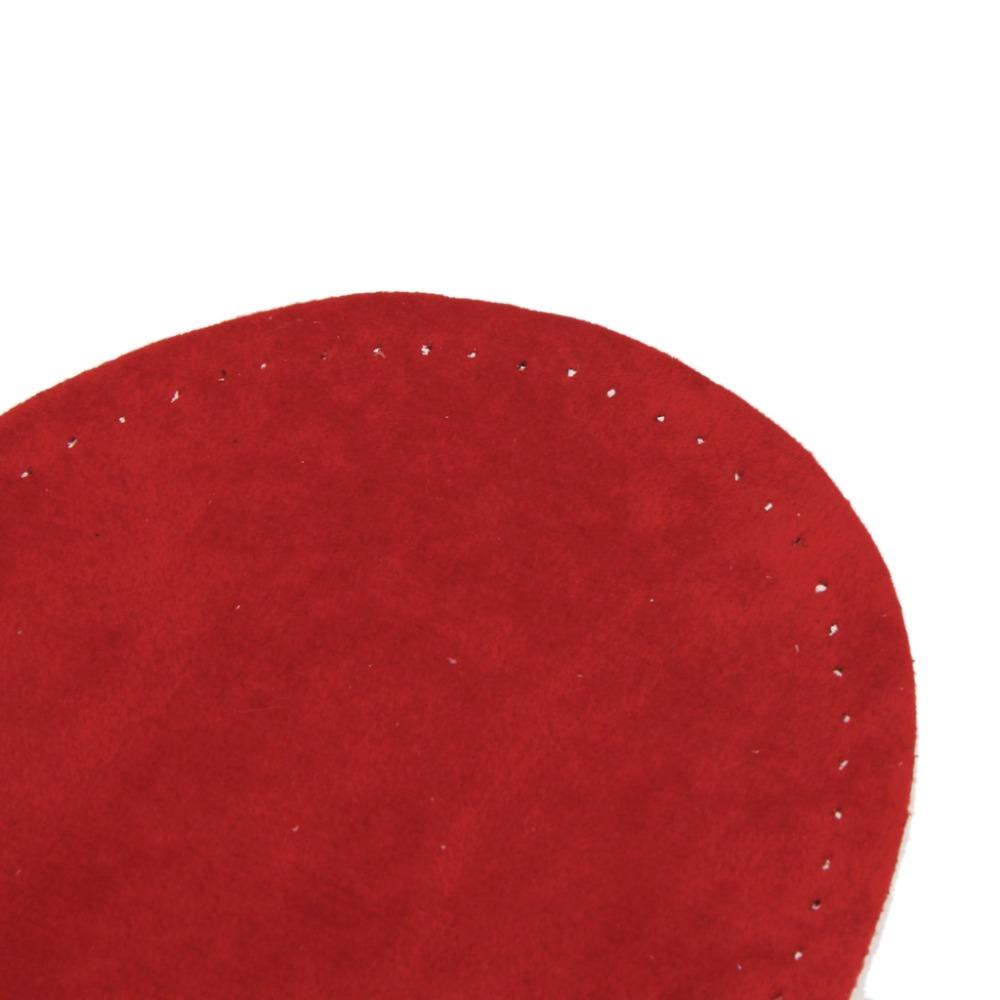 4pcs Oval Suede Cowhide Elbow Knee Velvet Patch Iron On Patches for Sweater Repair Clothing Bag Jeans Garment Sewing Accessories