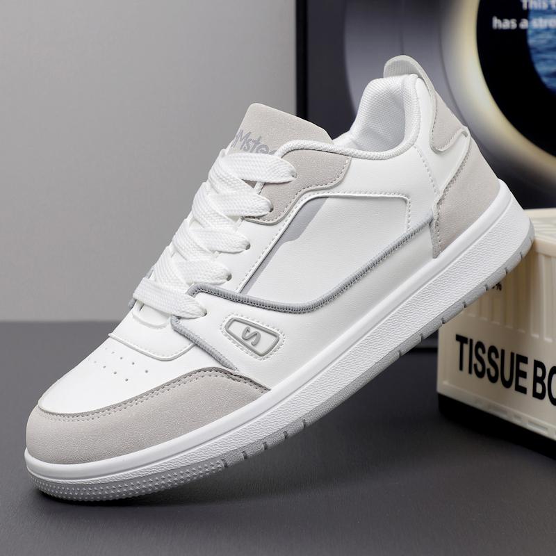 New Men's Classic Four Seasons Fashion Low Top Thick Sole Skateboarding Shoes Comfortable Soft Sole Basketball Sneakers