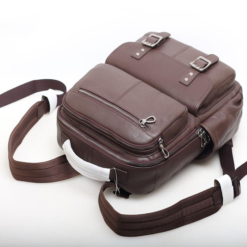 Стильный женский рюкзак Zency из натуральной кожи большой вместимости для женщин