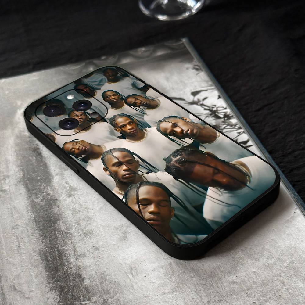 Чехол для телефона рэпера T-Travis S-Scott UTOPIA Черный Силиконовый Мягкий Чехол Для IPhone 17 16 15 14 13 12 11 Air Pro Max Plus Горячая Распродажа