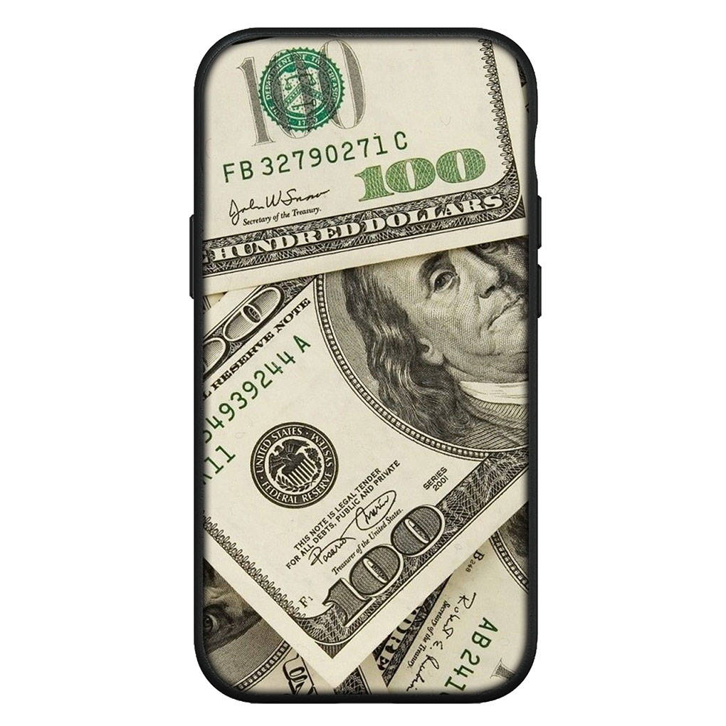 Чехол для iPhone 16 15 Xiaomi Redmi Note 14 13 12 11 Pro Max X 8 9 16e Samsung Galaxy S25 S24 S23 A4 Moto G85 OPPO Huawei Money 100 Dollars Phone Case