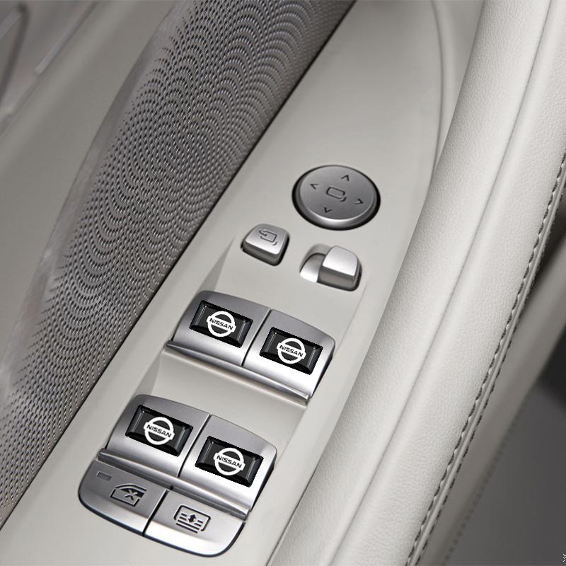 2/5/10 шт. Наклейки с 3D-эмблемой логотипа автомобиля на руль из углеродного волокна для Nissan Nismo GTR Altima Qashqai Almera Navara