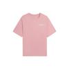 Li Ning Vital Essential Chinese Character Embroidery Solid Color Round Neck Casual Short Sleeve T-Shirt Unisex T-Shirt Soft-Mist-Pink AHSSB43-2