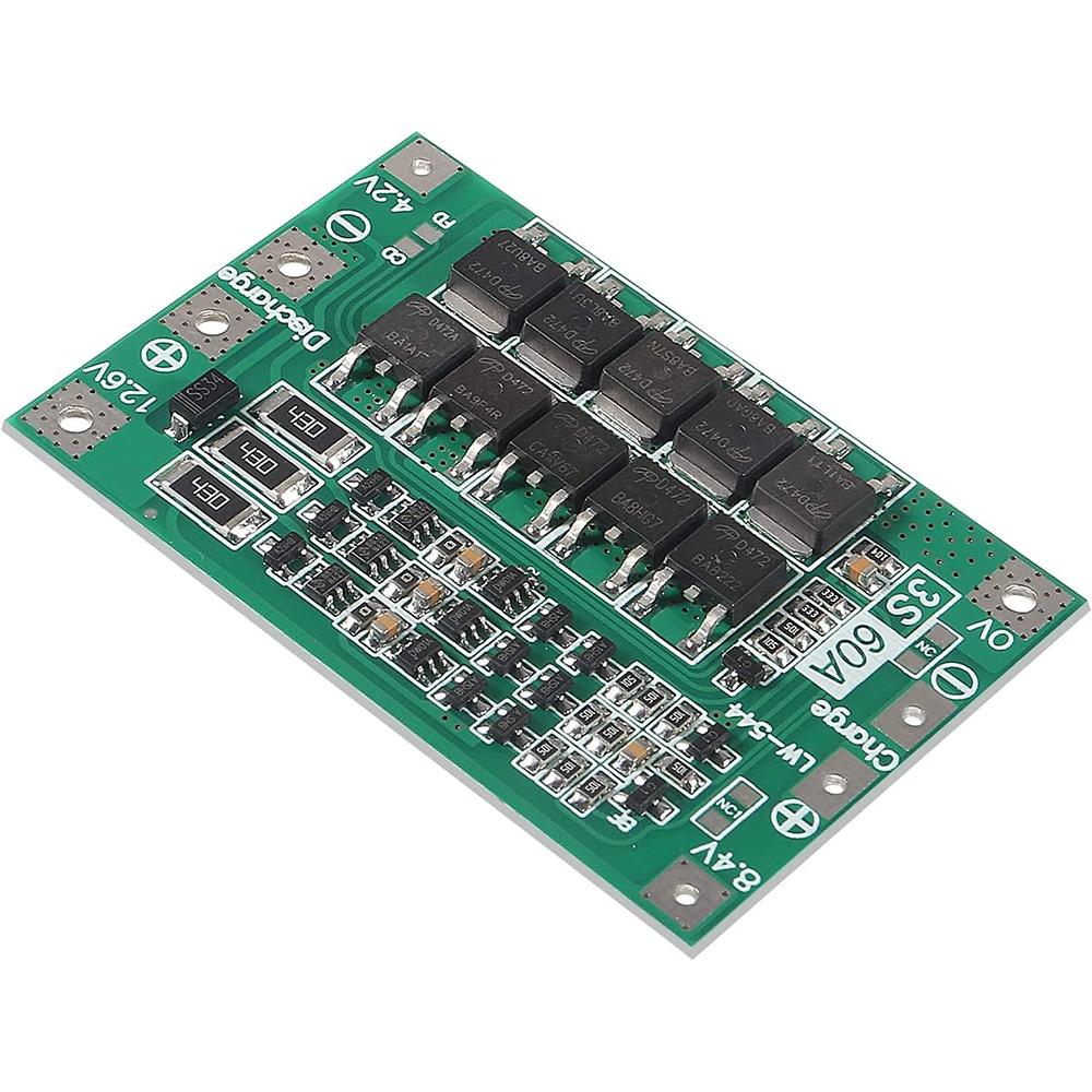 3S 40A 60A 4S 40A Защитная плата для литий-ионных аккумуляторов PCB BMS Защитная схема зарядного устройства для двигателя дрели