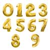 32-дюймовые золотые розовые синие серебряные алюминиевые пленочные шары с цифрами для детского душа, Рождества, свадьбы, дня рождения, вечеринки, украшения