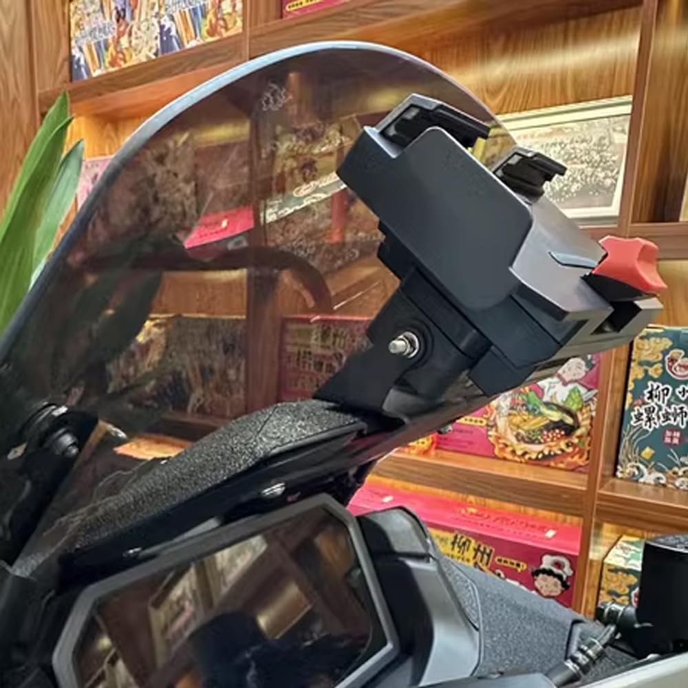 DOMOPAY Мотоциклетный GPS Смартфон Навигационный Кронштейн Адаптер для TMAX 530 TMAX, T-MAX 560, TMAX530, 650, (2023, 2024, 2025)