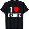 Я Сердце (Любить) Милая парная футболка для супругов Debbie