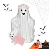 Ghost Walking Dog Halloween Desktop Ornaments Cute Resin Figurines Ornaments For Desk Table Mantle Fireplace Bookshelf Home