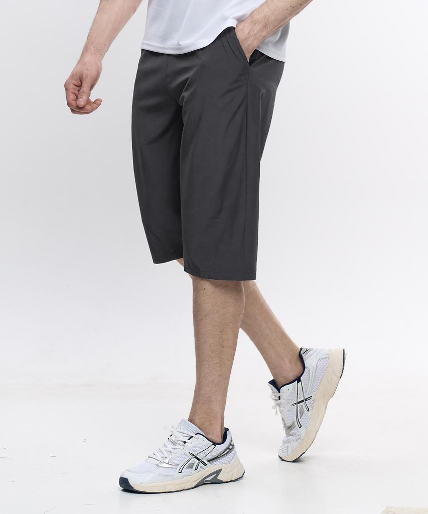 EZBUY Ice Rock Men'S Plain Tricot 3/4 Length Elastic Pants 4 Colors