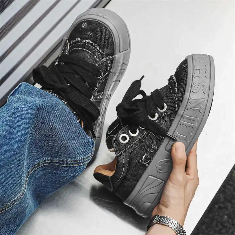 Демисезонные Модные Кроссовки на Плоской Подошве Плетеные Лоферы Мужская Обувь Мужские Синие Спортивные Милые Нежные Тенисе Бадкетс Тенис