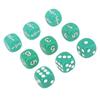 30Pcs 16mm Standard 6 Sided Dice Set Plastic Educational Board Game Math Game Dice for Home