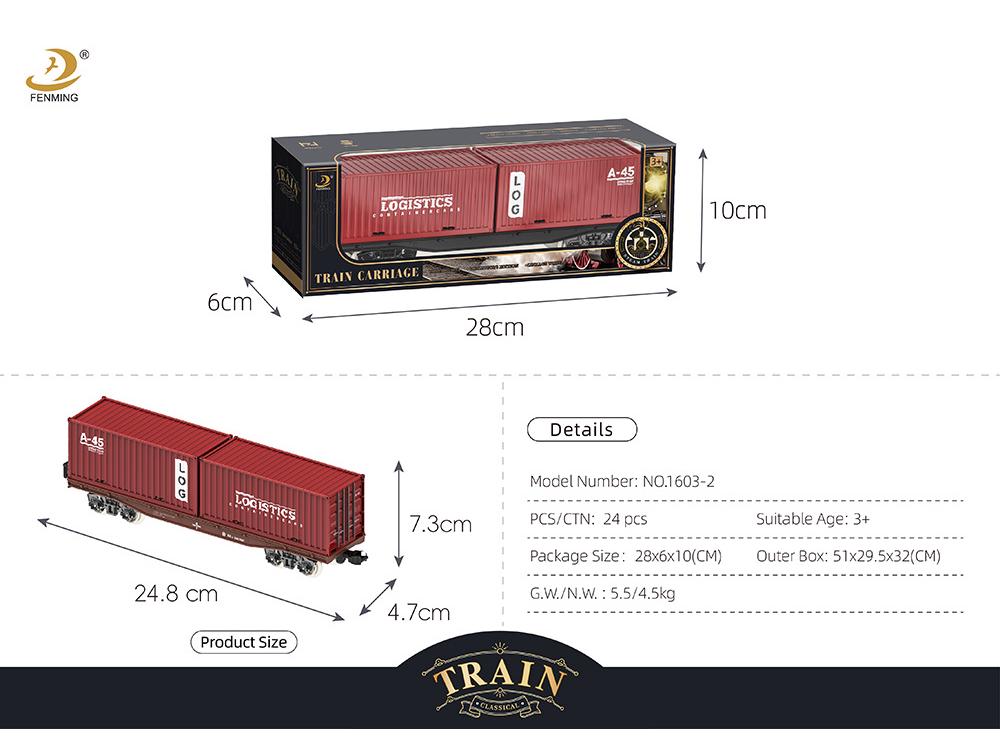 Набор ретро-паровоза - Электрическая игрушка для детей