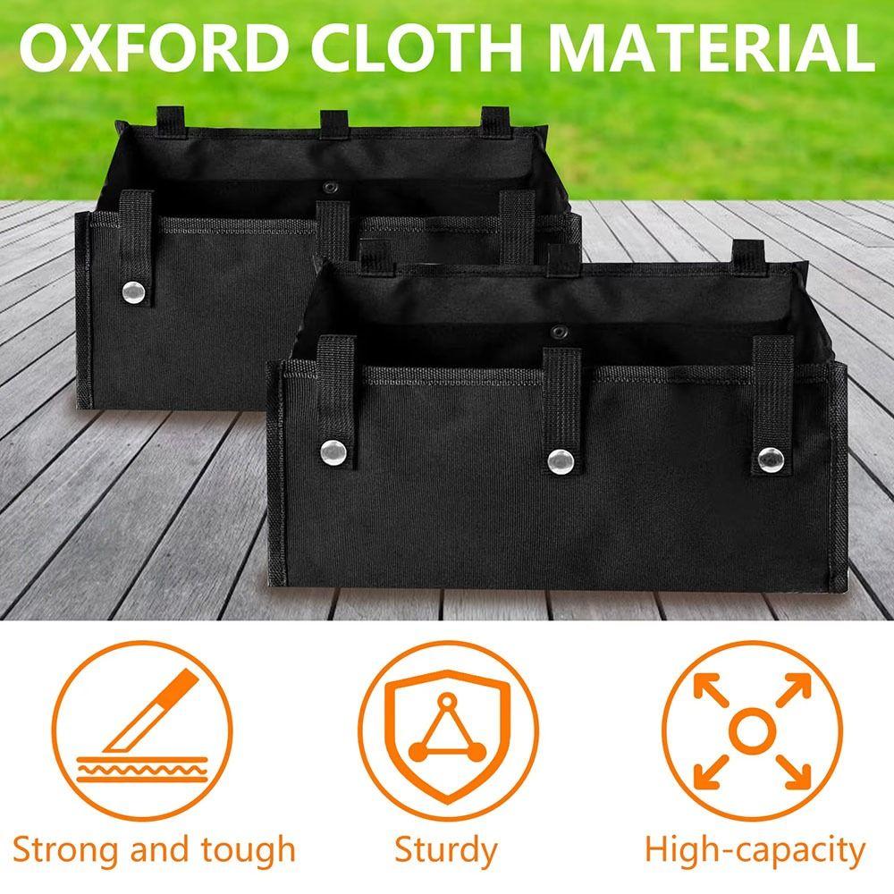 Foldable Wheelchair Storage Pouch Large Capacity Under Seat Pouch Four Wheel Rollator