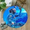 1pc Haaland12 Carpet, Round Rug, Comfortable, Suitable for Entryways, Living Rooms, Office, And Bedrooms, Christmas Decoration