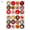 Sealing Packaging Candy Advent Calendar Number Stickers Adhesive Label Christmas Paper Sticker