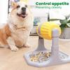Interactive Puzzle Food Dispensing Toy for Anxiety Boredom Relief Height Adjustable Dog Slow Feeder for Small Medium Dogs IQ Training