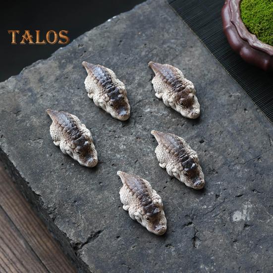 Чай с фиолетовым песком и крокодилом, домашнее животное, украшение ручной работы для домашнего офиса, чайного стола, чай кунг-фу, анимированная фигурка, статуя, орнамент, подарок для любителя чая