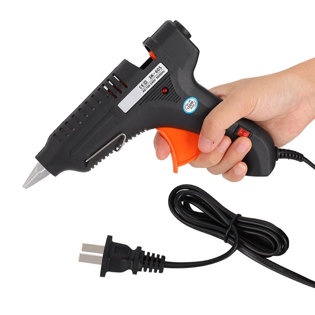 100W Hot Melt Glue Gun Stick Electric High Temperature Heating DIY Hand Tool