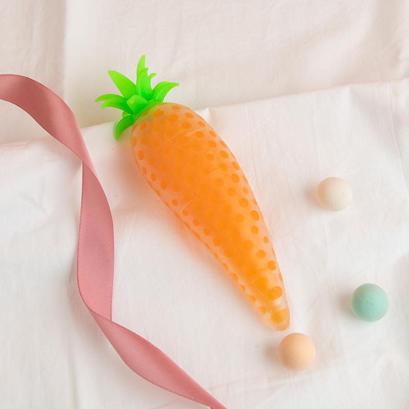 Овощной мячик-антистресс с водяными бусинами для детей