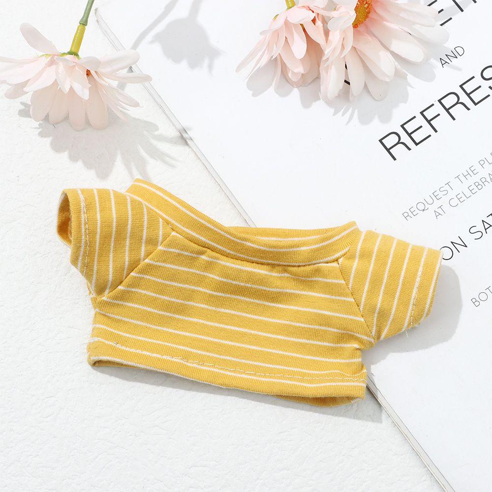 Изменение гардероба Game Idol Кукольная одежда 20 см Кукольная футболка хлопковая набивная полоска короткий рукав