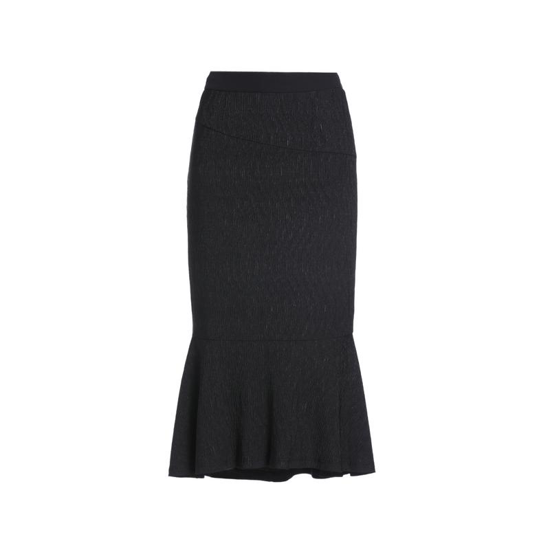 High end temperament, graceful fishtail skirt, women's summer style, elegant, intellectual, high waist, sexy curve skirt