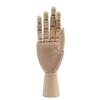 Wooden Hand Model Hand Figurines Rotatable Joint Drawing Sketch Mannequin Miniatures Office Home Desktop Room Decoration